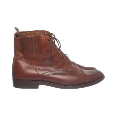 Bottes à lacets (Marron) de Manfield Cuir