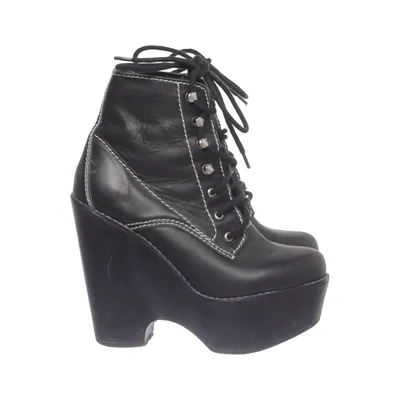 Snørestøvler (Sort) fra Jeffrey Campbell Læder