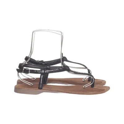 Sandales (Noir, Marron) de Lazamani Cuir