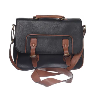 Briefcase (Black, Brown) from Aldo Polyurethane