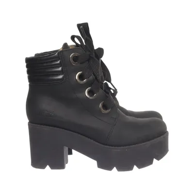 Heeled boots (Black) from Johnny Bulls Leather