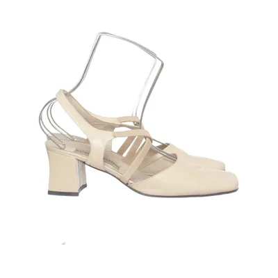High heel sandals (Beige) from Roberto Vianni Leather