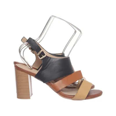 Sandales à talons hauts (Noir, Marron, Beige) de Givana Cuir