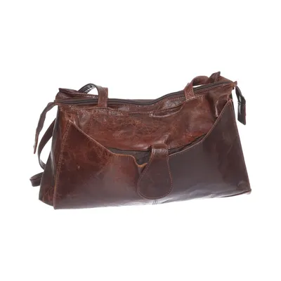 Schoudertas (Bruin) van Vrai Cuir Leer