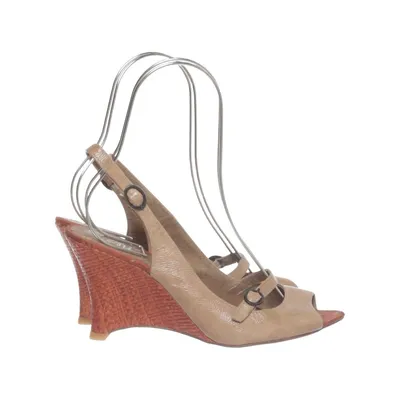 Sleehakken (Beige) van Vienty Leer