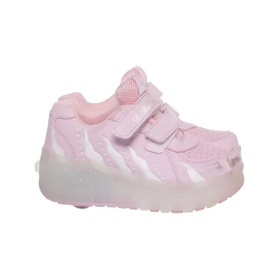 Chaussures à roulettes (Rose, Blanc) de D-BuLun
