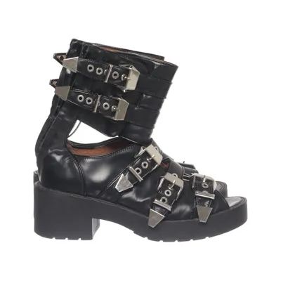 Bottes à talons (Battle) de Jeffrey Campbell Polyuréthane, Cuir