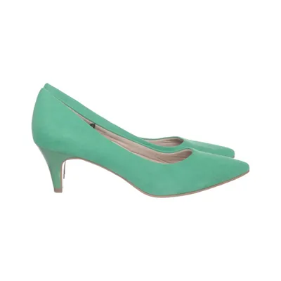 Pumps (Green) from Tamaris Leather
