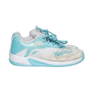 Baskets (Blanc, Turquoise) de Kempa