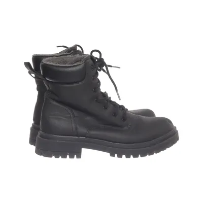 Laced boots (Black) from Race Marine Leather