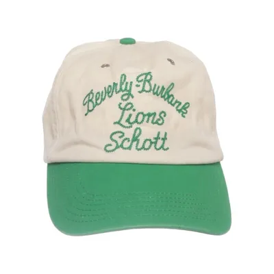 Casquette de baseball (Beige, Vert) de Schott NYC Coton