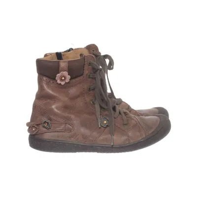 Bottes à lacets (Marron) de Moda Cuir