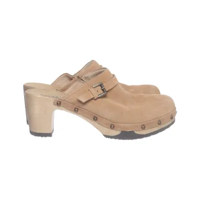 Clogs (Beige) from SOFTCLOX Leather