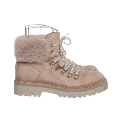 Laced boots (Beige) from Trend One