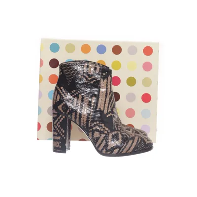Heeled boots (Black, Beige) from Enrico Antinori Leather