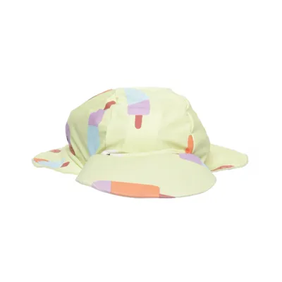 UV-kasket (Gul, Flerfarvet) fra Lindex Elastan, Polyester