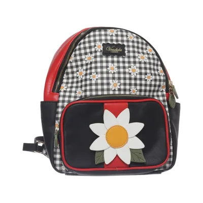 Rucksack (Schwarz, Weiß, Rot) von Vendula London Polyester, Polyurethan
