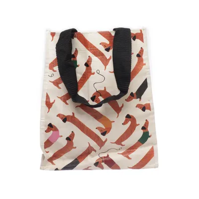 Tygpåse (Beige, Svart, Flerfärgad) från Lagerhaus Återvunnen polyester