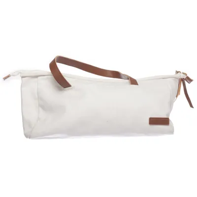 Handväska (Vit, Brun) från Boltze Home Bomull, Viskos