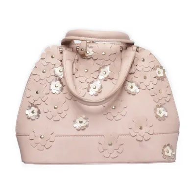 Handbag (Pink, Multicolored) from JustFab Faux leather