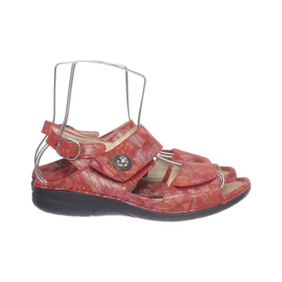 Sandales (Rouge, Multicolore) de Waldläufer Cuir