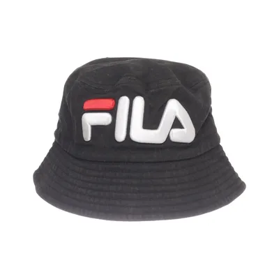 Bucket hat (Zwart, Wit, Rood) van Fila Katoen