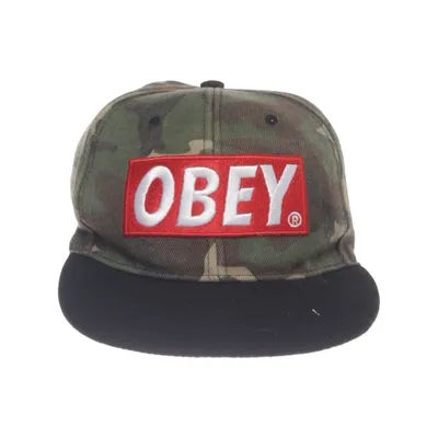 Baseball cap (Green, Multicolored) from Obey