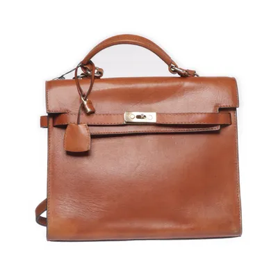 Handtas (Bruin) van Boots 'n Bags Leer