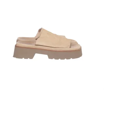 Mules (Beige) from Fru.it Polyurethane