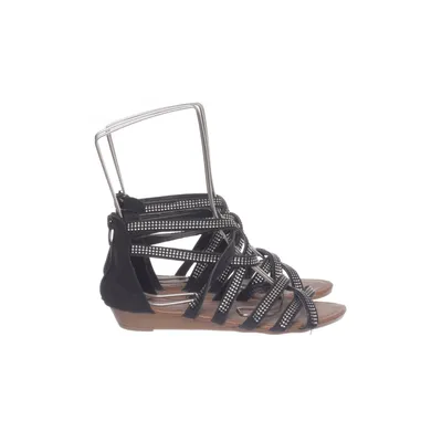 Sandales gladiateur (Noir) de Pinky