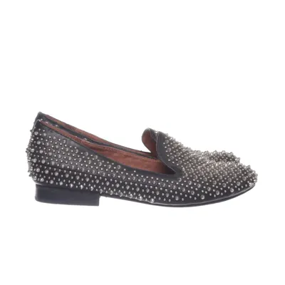 Loafers (Svart, Silverfärgad) från Jeffrey Campbell Skinnimitation