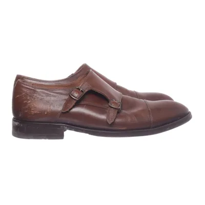 Monk strap shoes (Brown) from Peralston