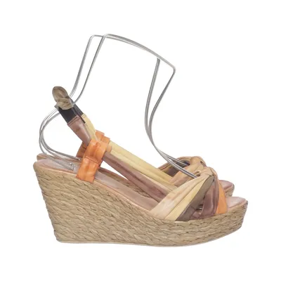 Chaussure compensées (Marron, Multicolore) de Charlotte of Sweden Cuir