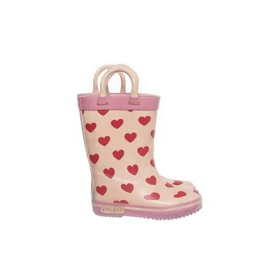 Regenlaarzen (Beige, Roze, Rood) van Vincent