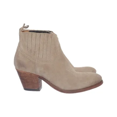 Laarzen met hak (Beige) van Catarina Martins Leer