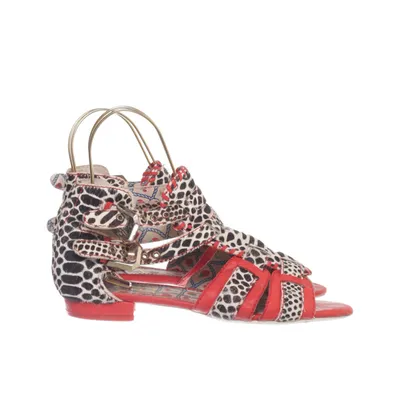 High heels (Beige, Multicolored) from Miss L-Fire