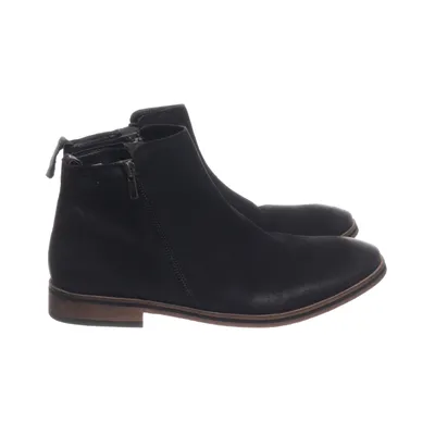 Ankle boots (Black) from Superdry Leather
