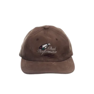 Honkbalpet (Bruin) van Peak Performance Leer