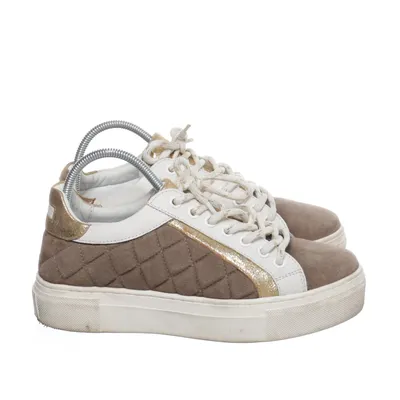 Sneakers (Brun, Vit, Guldfärgad) från Copenhagen Shoes