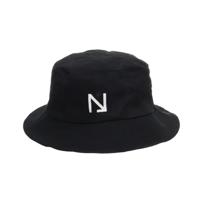 Bucket hat (Zwart) van Yupoong Katoen, Elastaan
