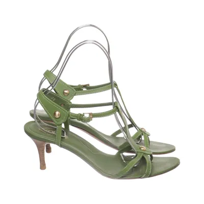 Sandaletten (Groen) van Tod's Leer