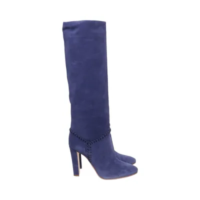 Laarzen (Blauw) van Alberta Ferretti Leer