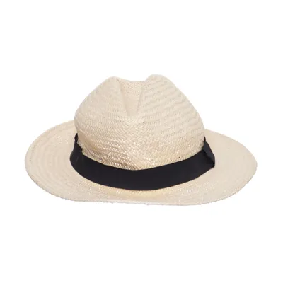 Straw hat (White, Multicolored) from H&M