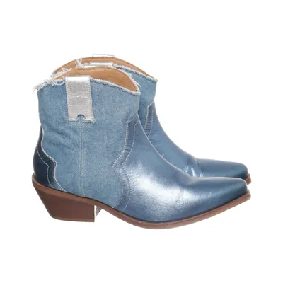 Cowboy boots (Blue, Multicolored) from Sacha Leather