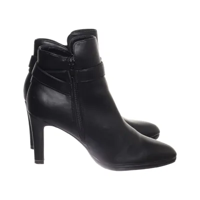 Laarzen met hak (Zwart) van Street Shoes Leer