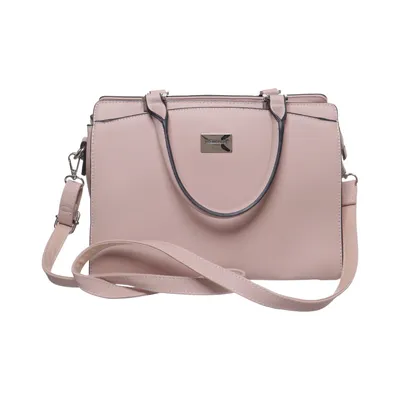 Handväska (Rosa) från Flora & Co Polyester, Polyuretan