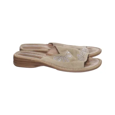 Slippers (Beige) van Network Leer