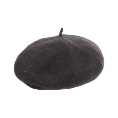Beret (Black) from Seeberger Angora, Nylon
