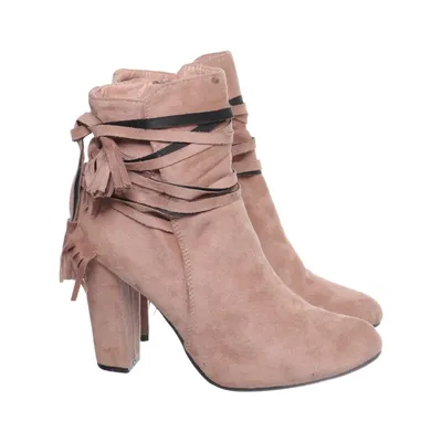 Bottes à talons (Beige) de Laura Mode