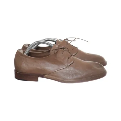 Derby schoenen (Bruin) van Roberto Del Carlo Leer